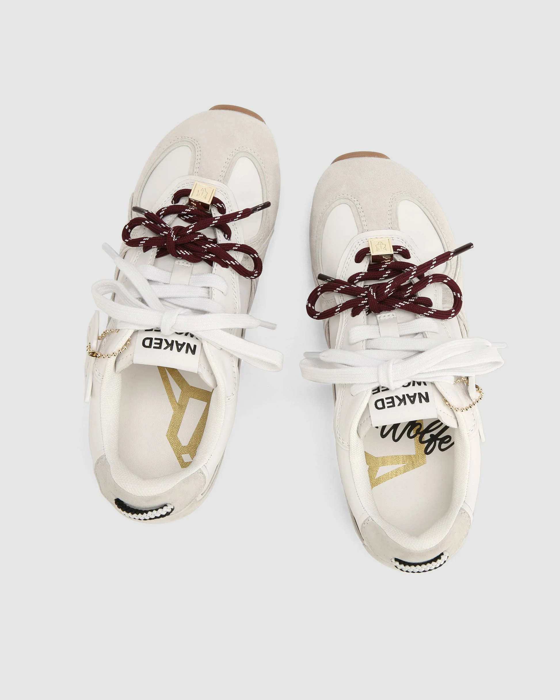 Adored White Suede/Leather - Image 5