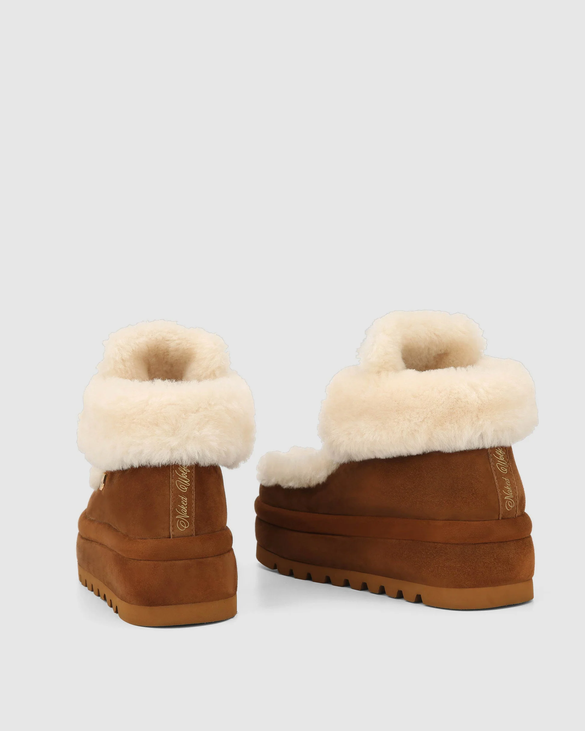 Bambi Tan Suede/Shearling - Image 5