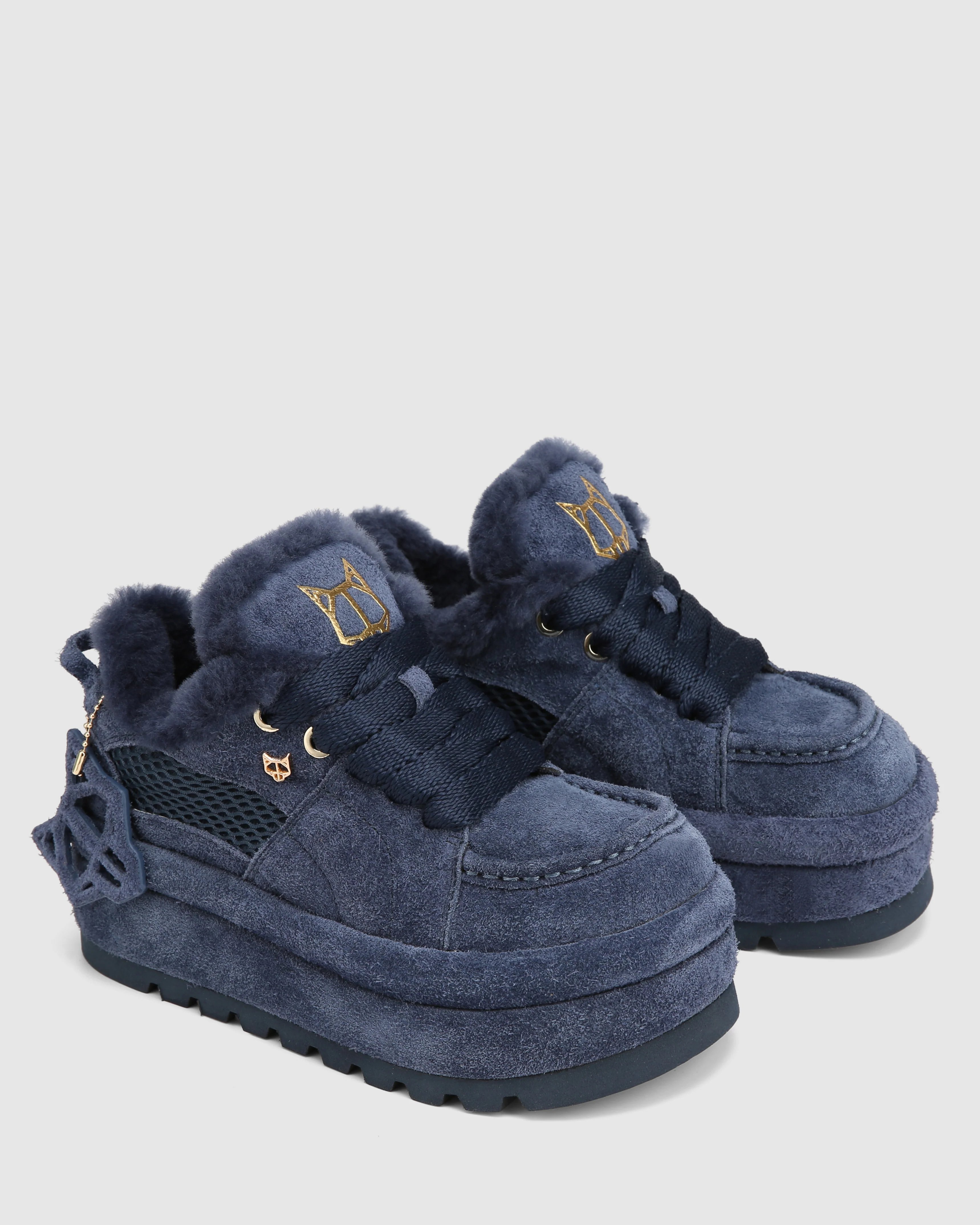 Beau Navy Suede - Image 2