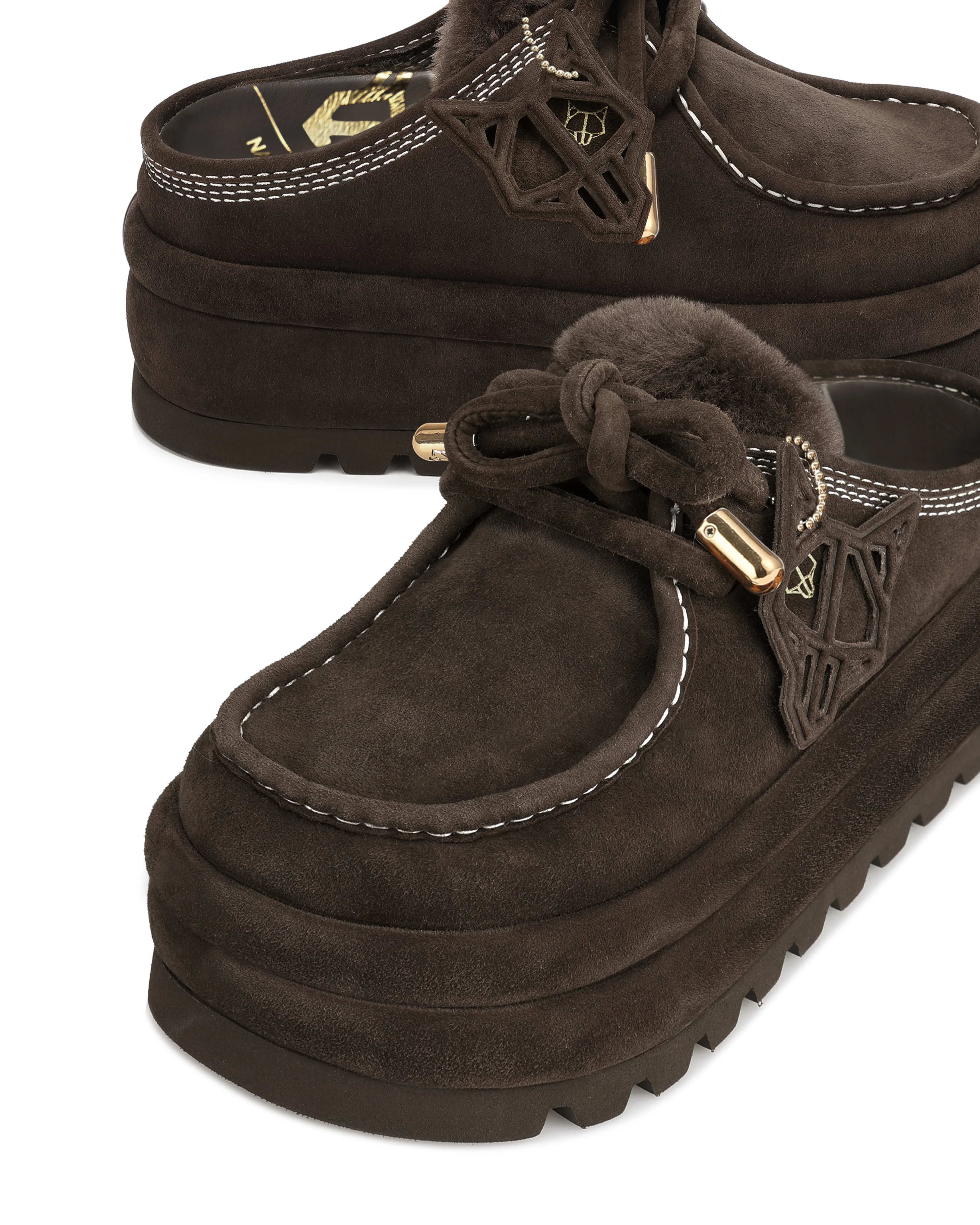 Blizzard Chocolate Suede/Shearling - Image 5