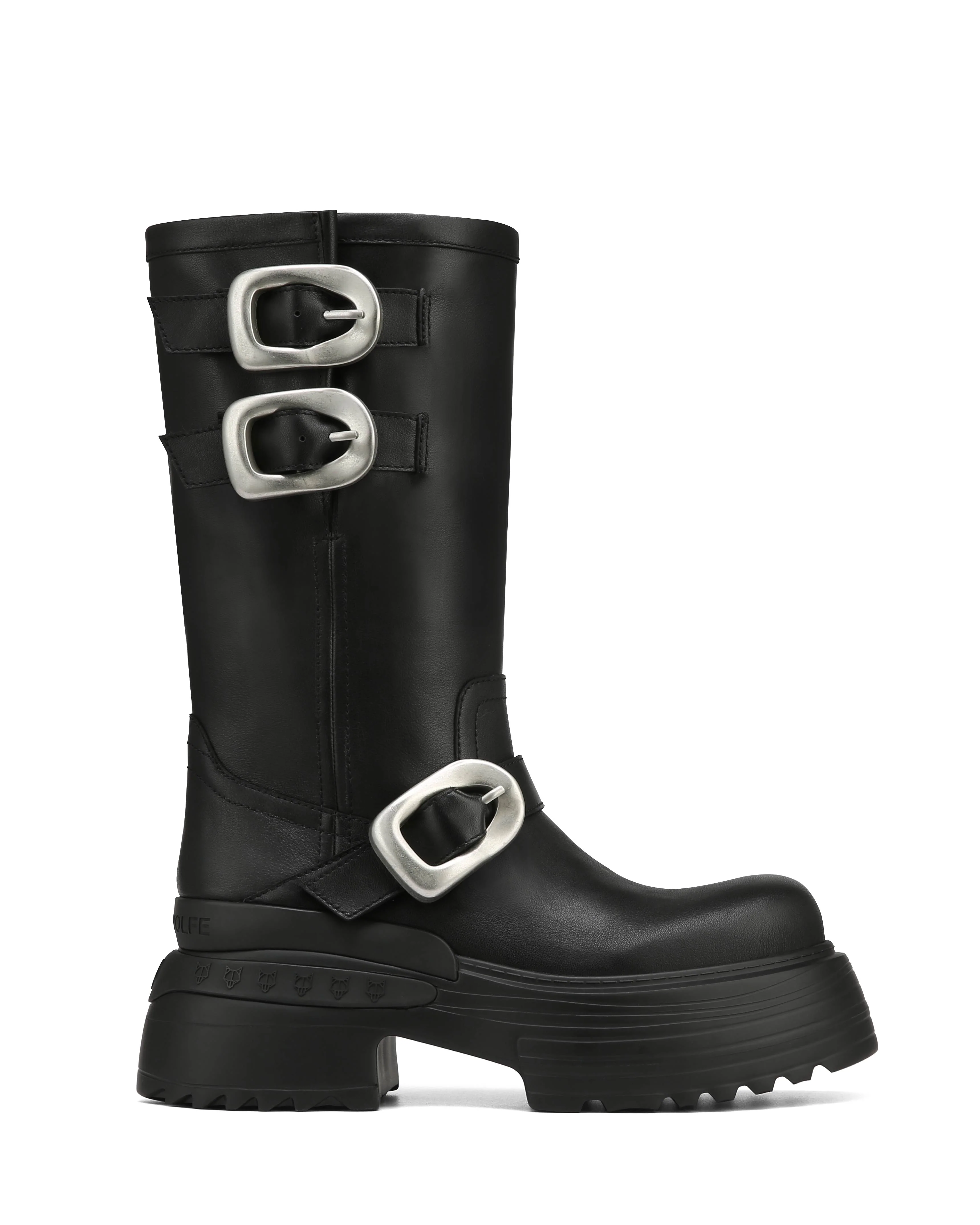 Earth Cow Leather Black