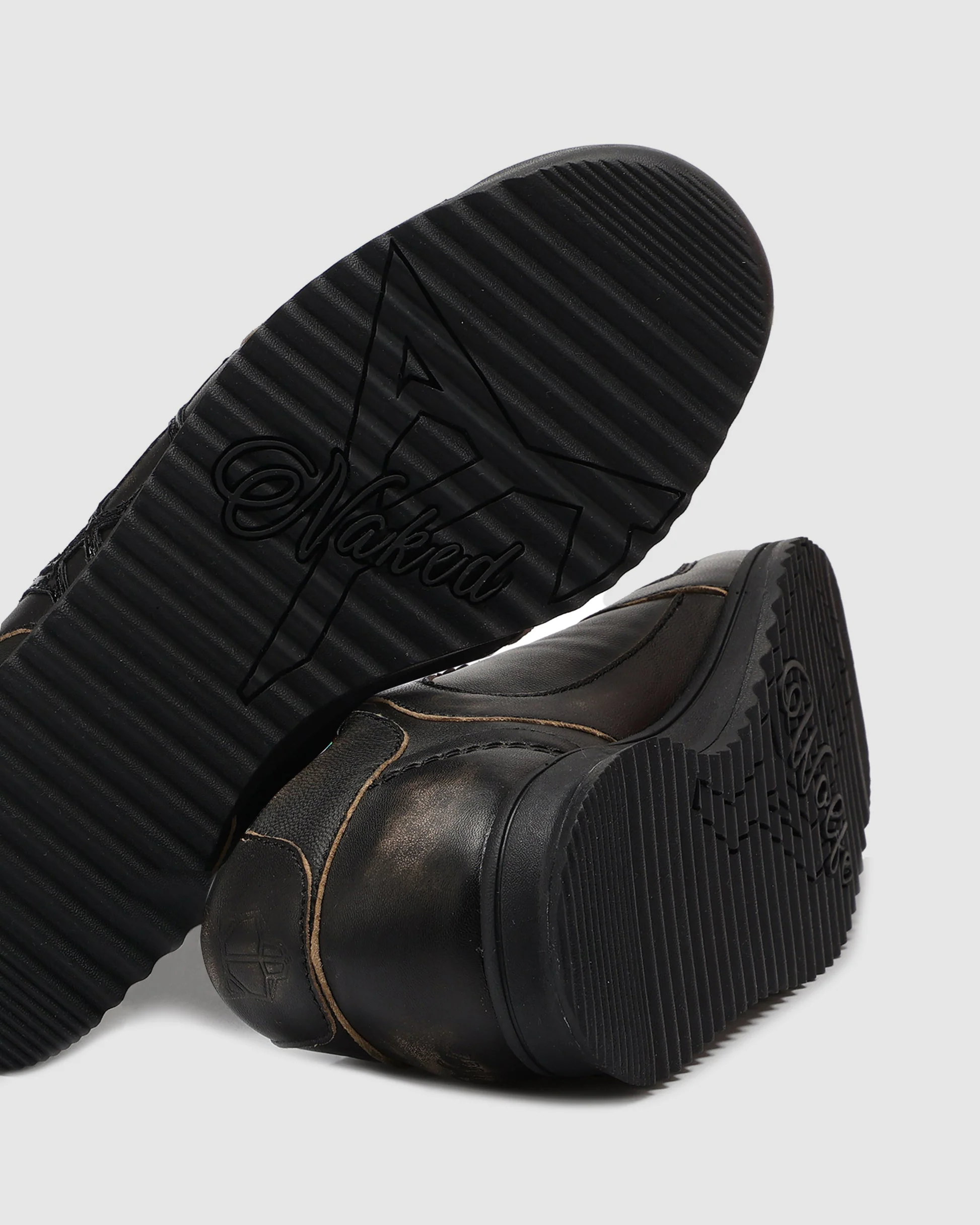 Exposuree Black Rub Off Alcohol Leather - Image 4