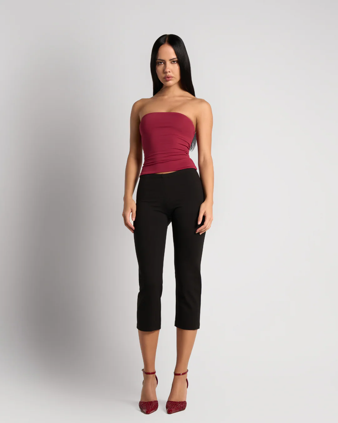 Fable Red Crinkle Patent - Image 8