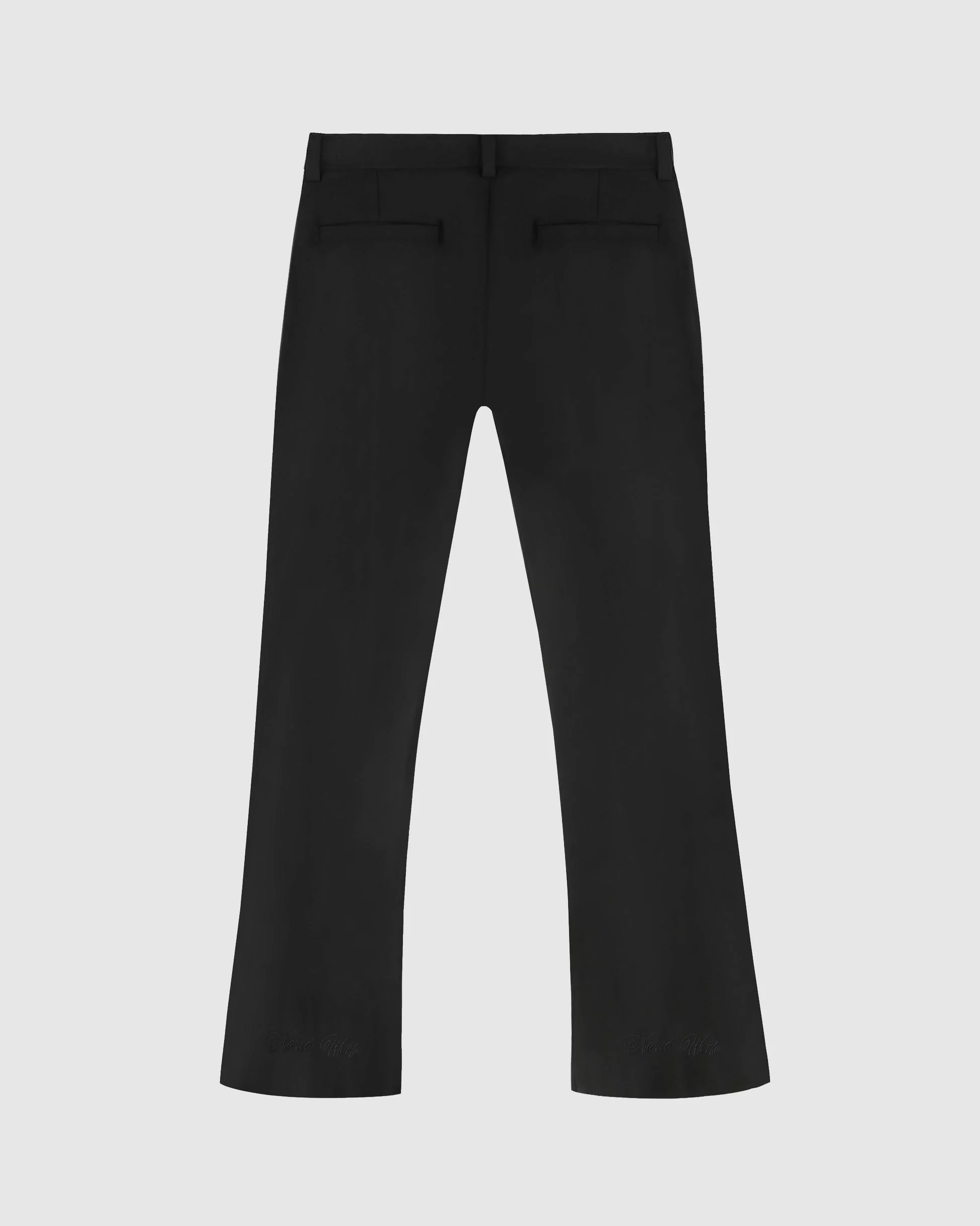 Flared Trousers Black Wool - Image 2