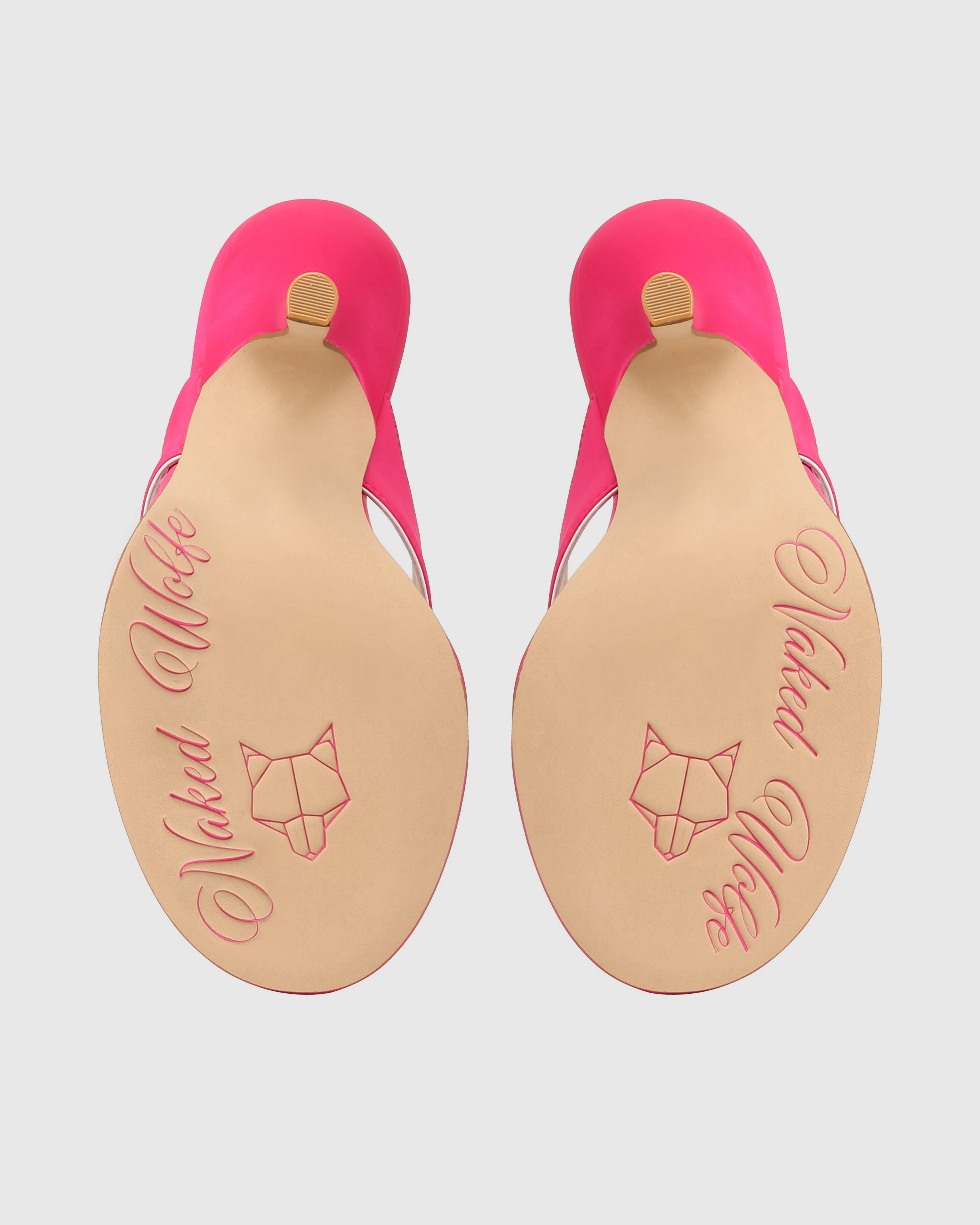 Martine Neon Pink Satin - Image 5