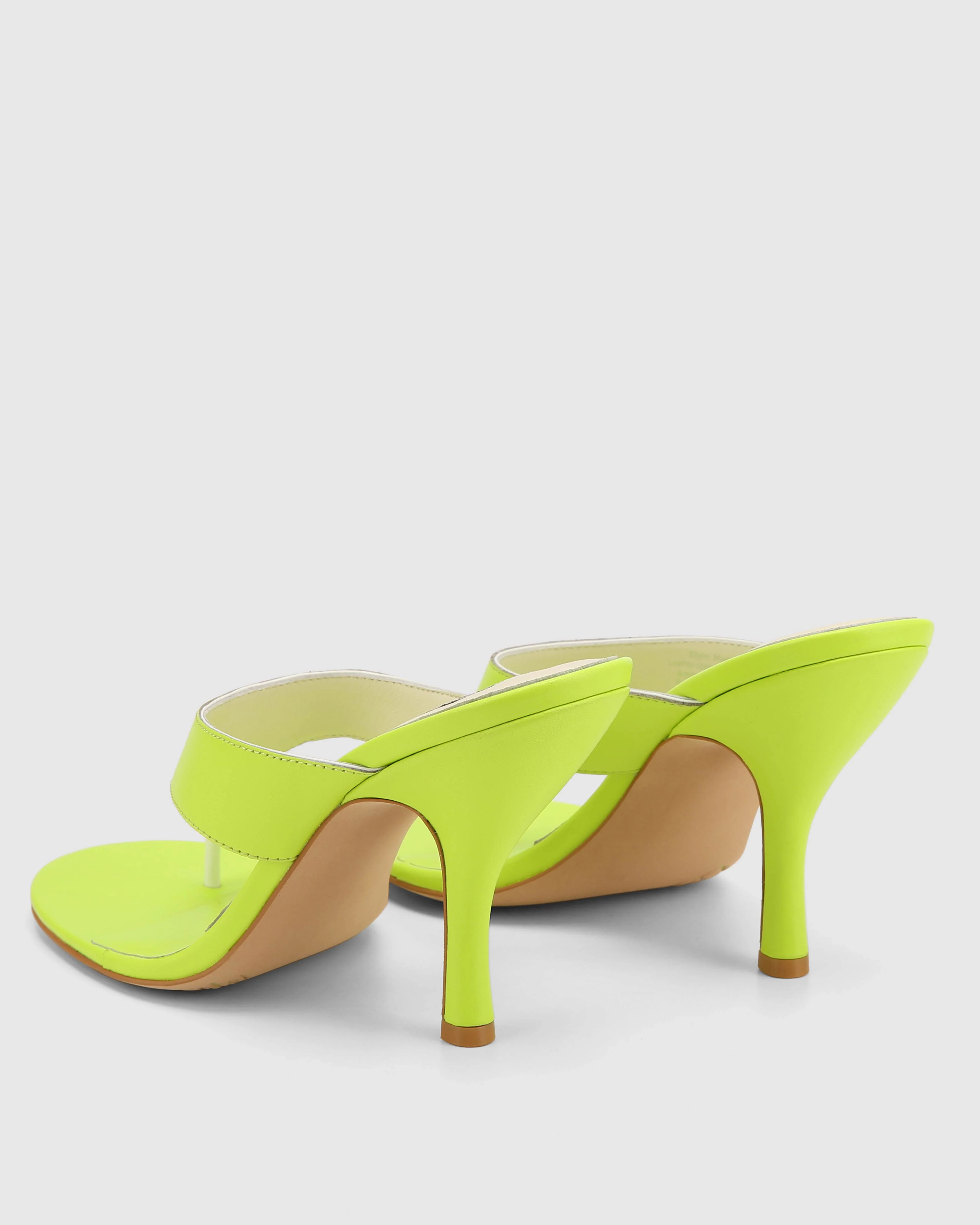 Martine Neon Yellow Leather - Image 4