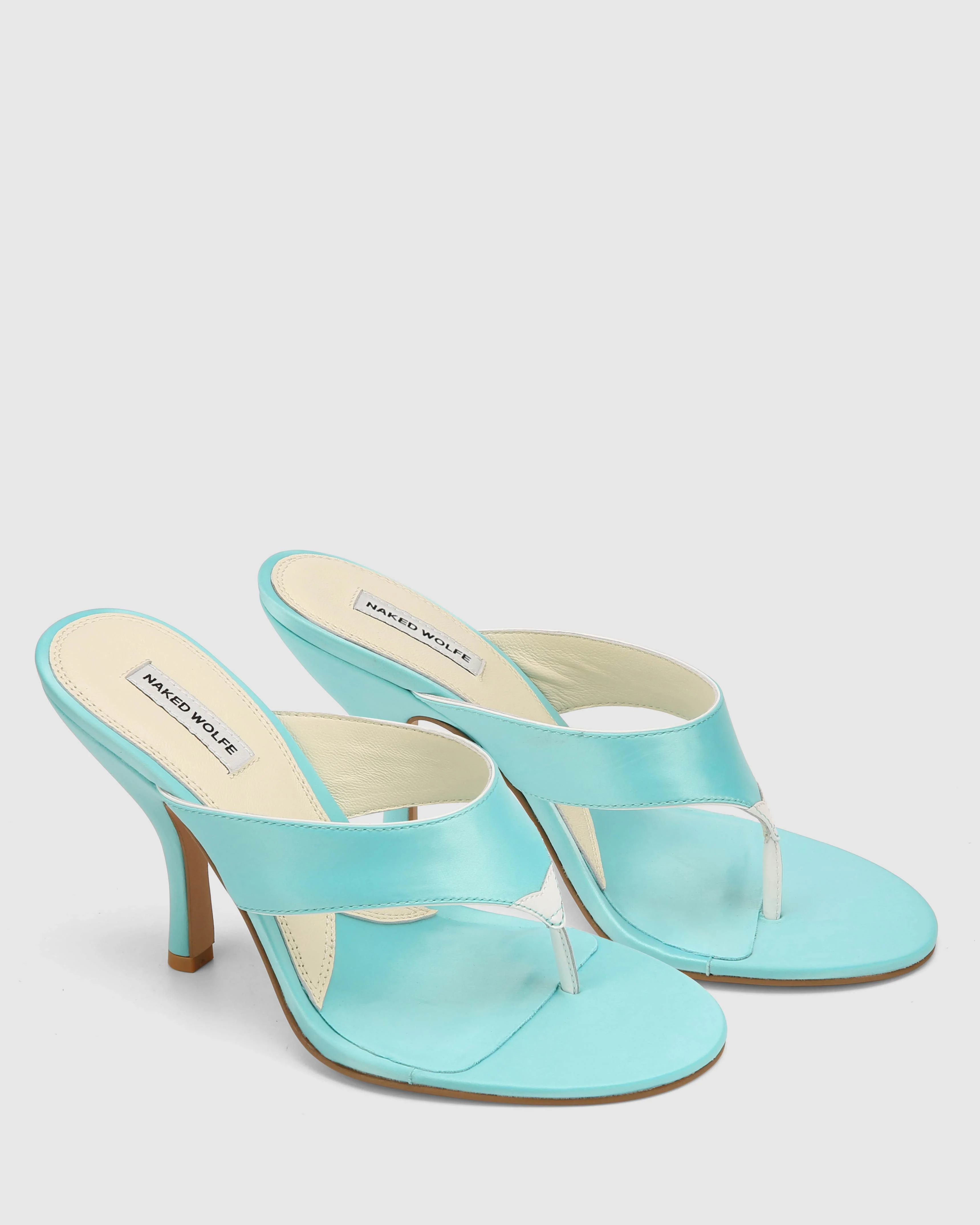 Martine Sky Blue Satin - Image 4
