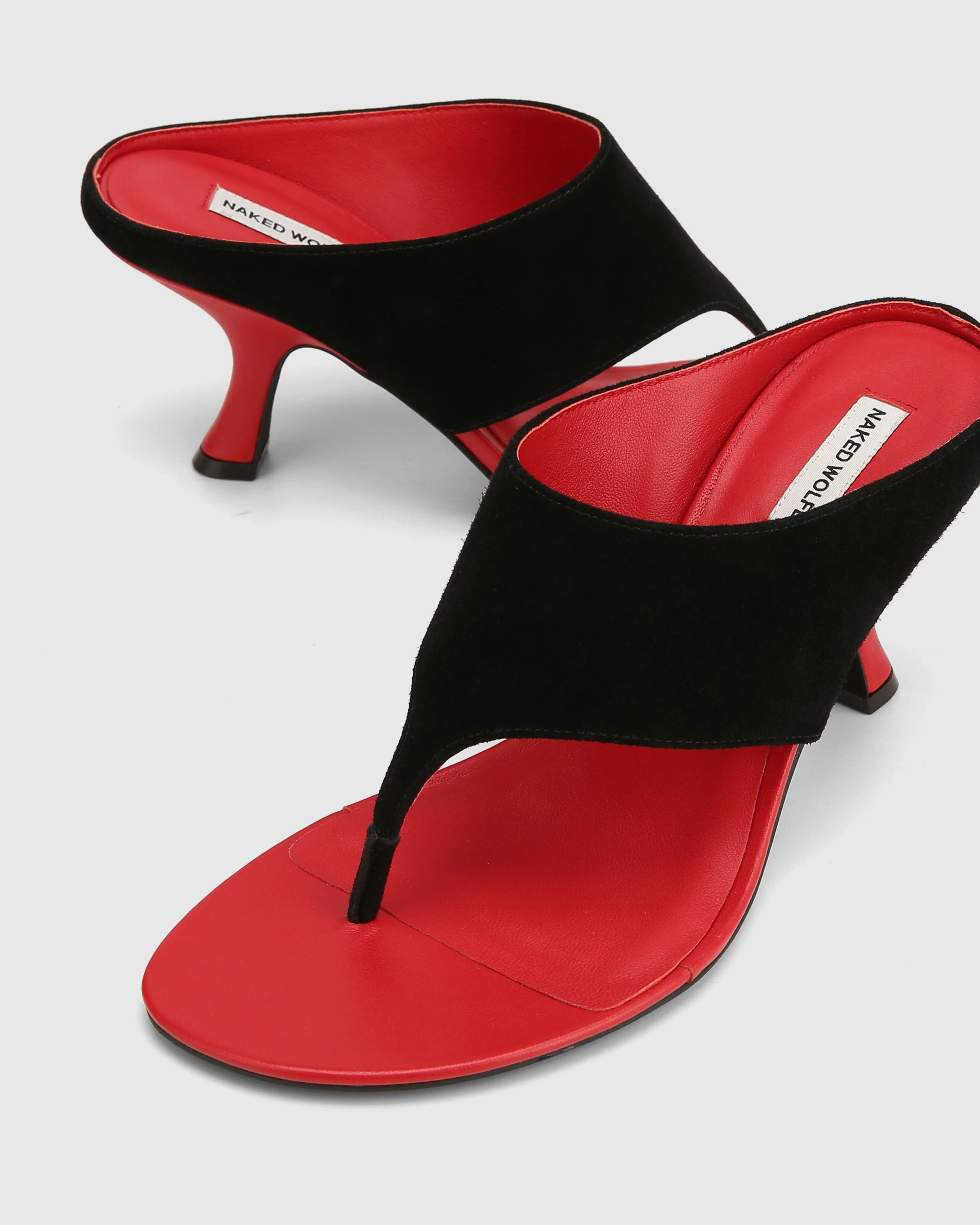 Mercer Black/Red Suede - Image 4