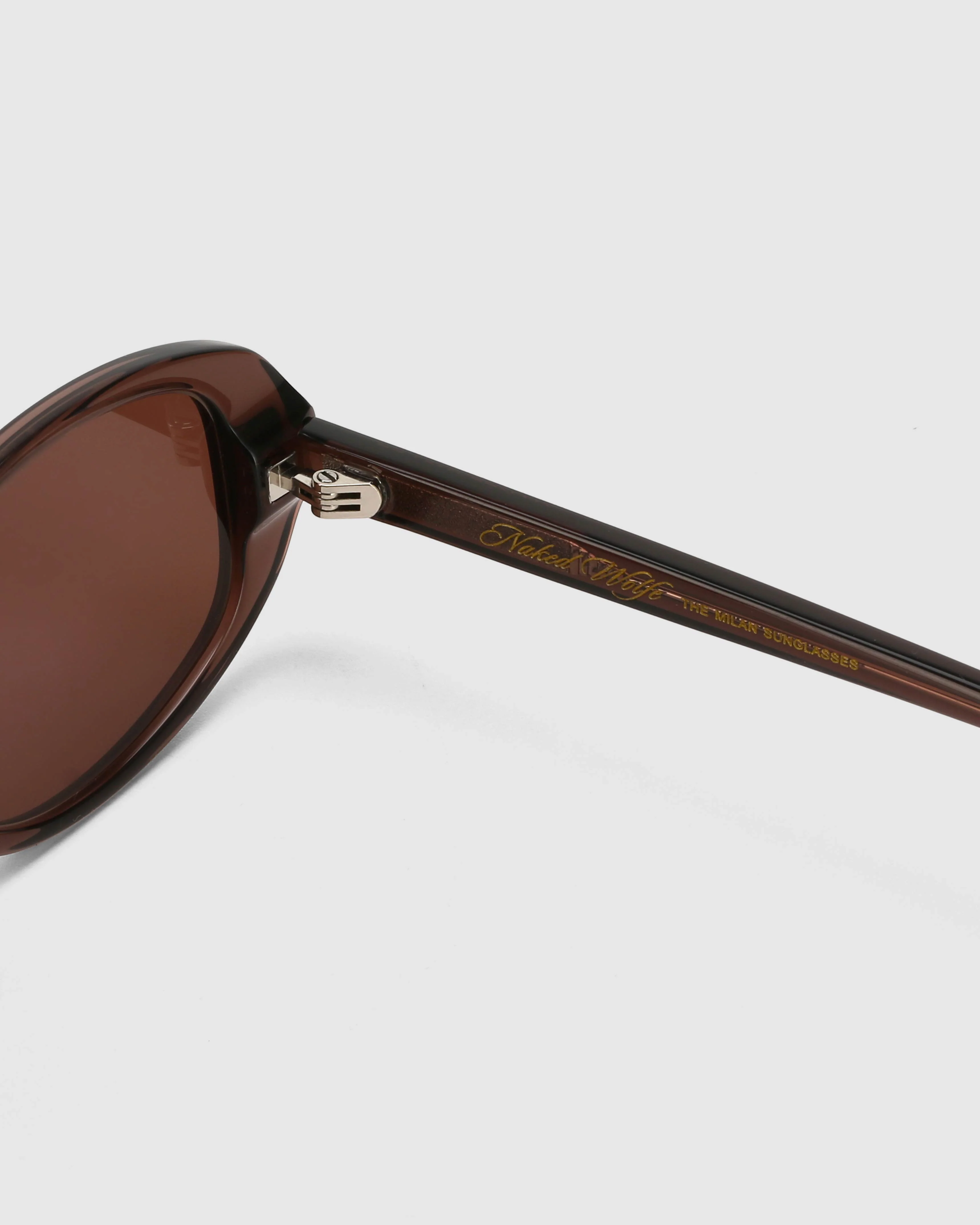 Milan Brown Sunglasses - Image 10