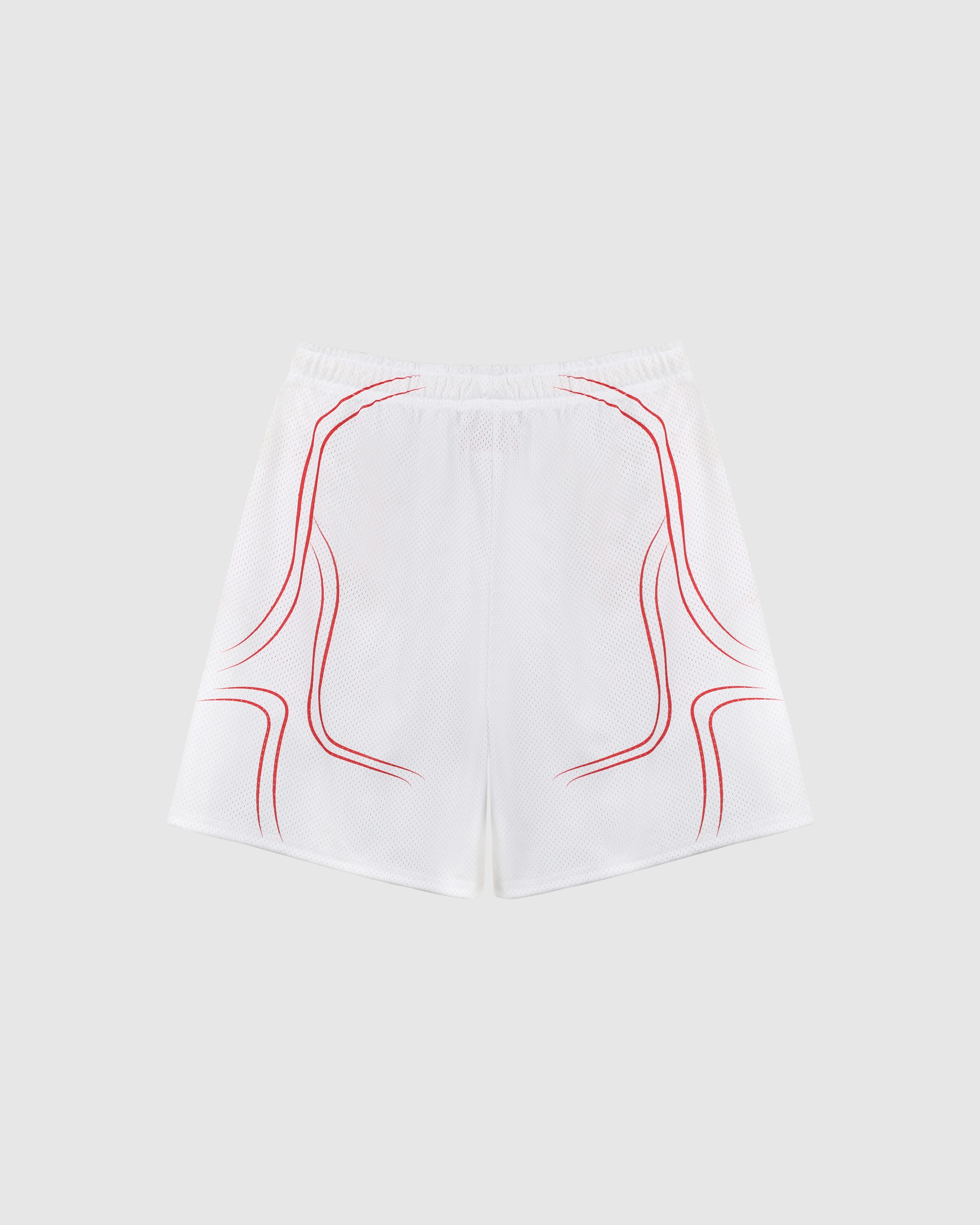 Naked Wolfe Jersey Shorts White - Image 2