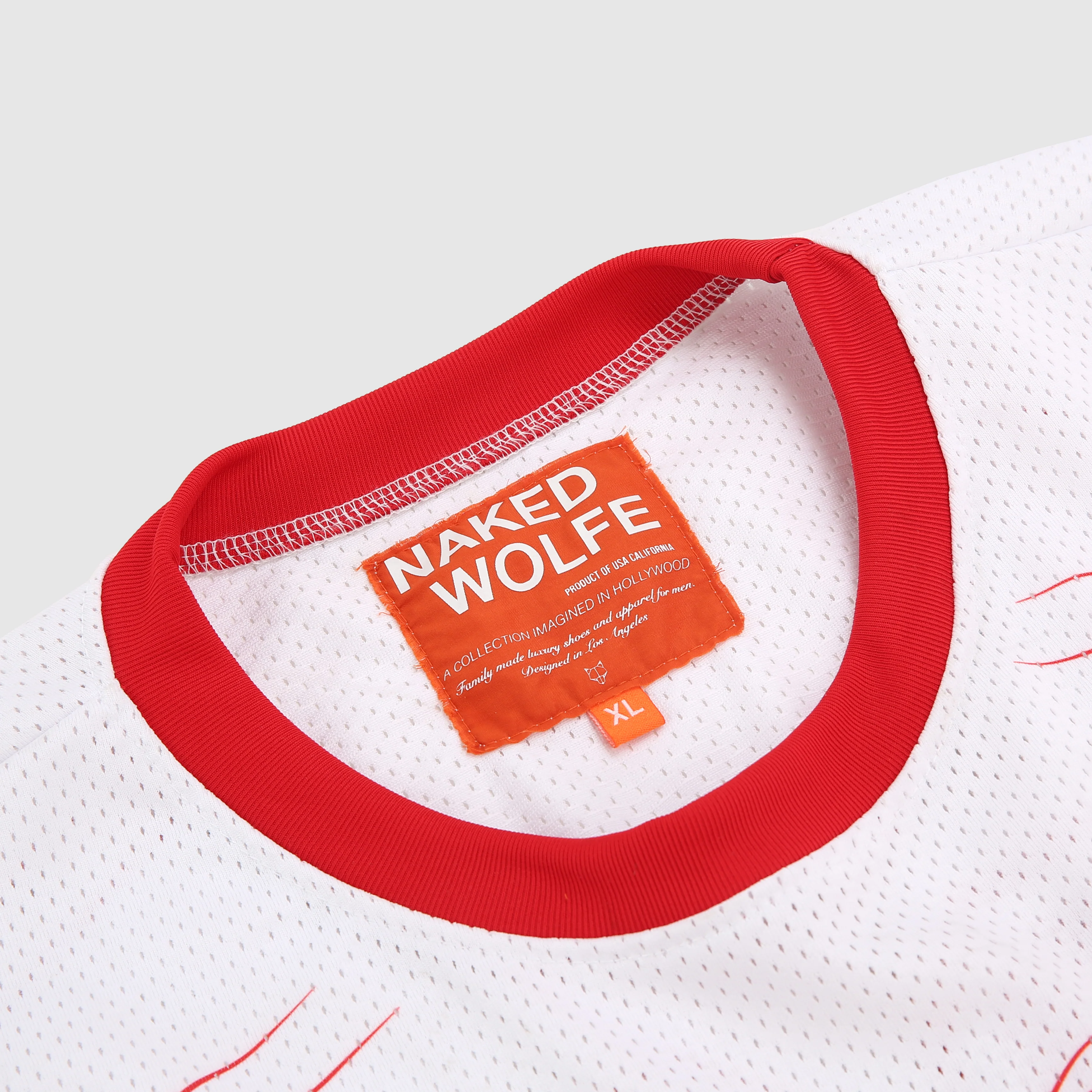 Naked Wolfe Jersey Top White - Image 3