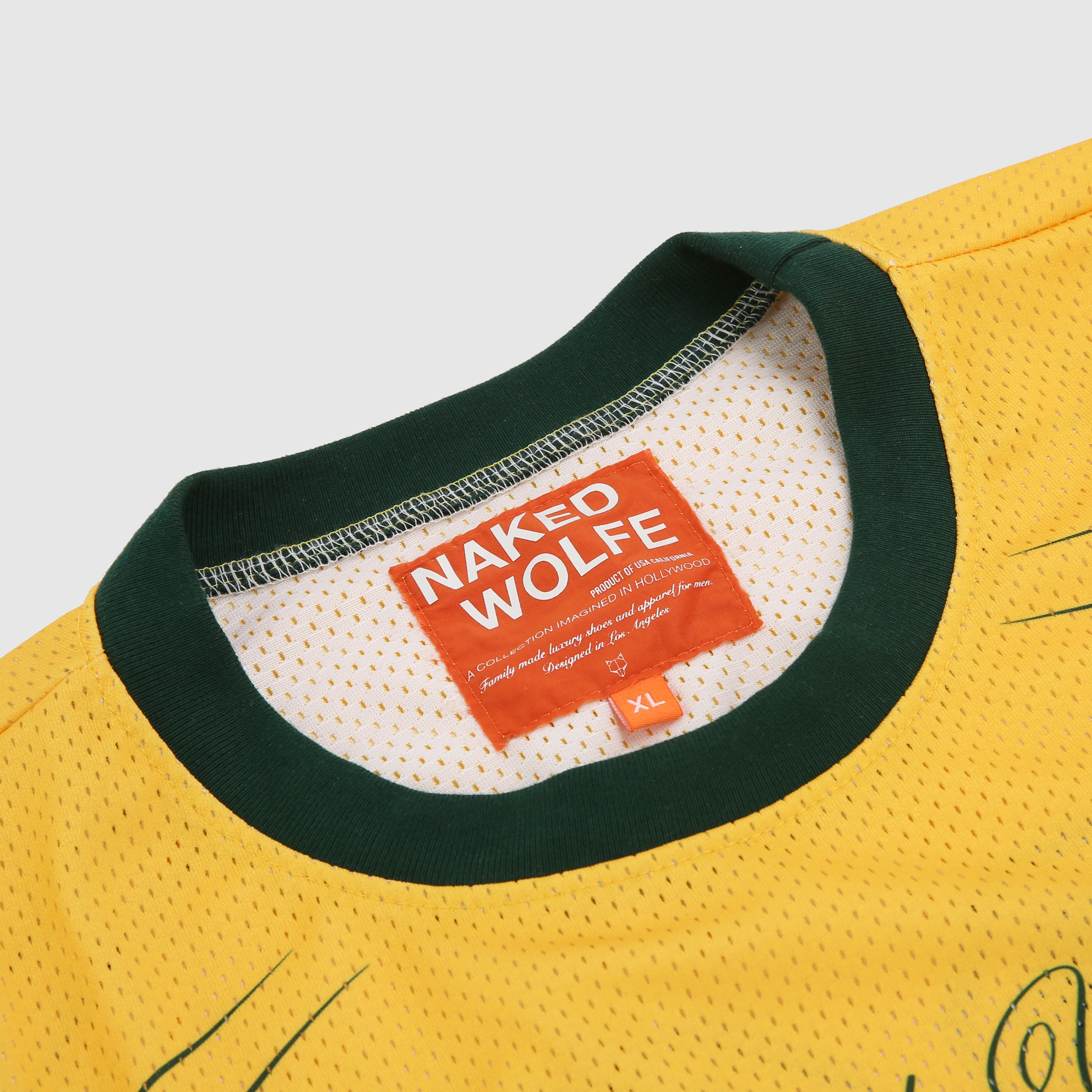 Naked Wolfe Jersey Top Yellow - Image 3