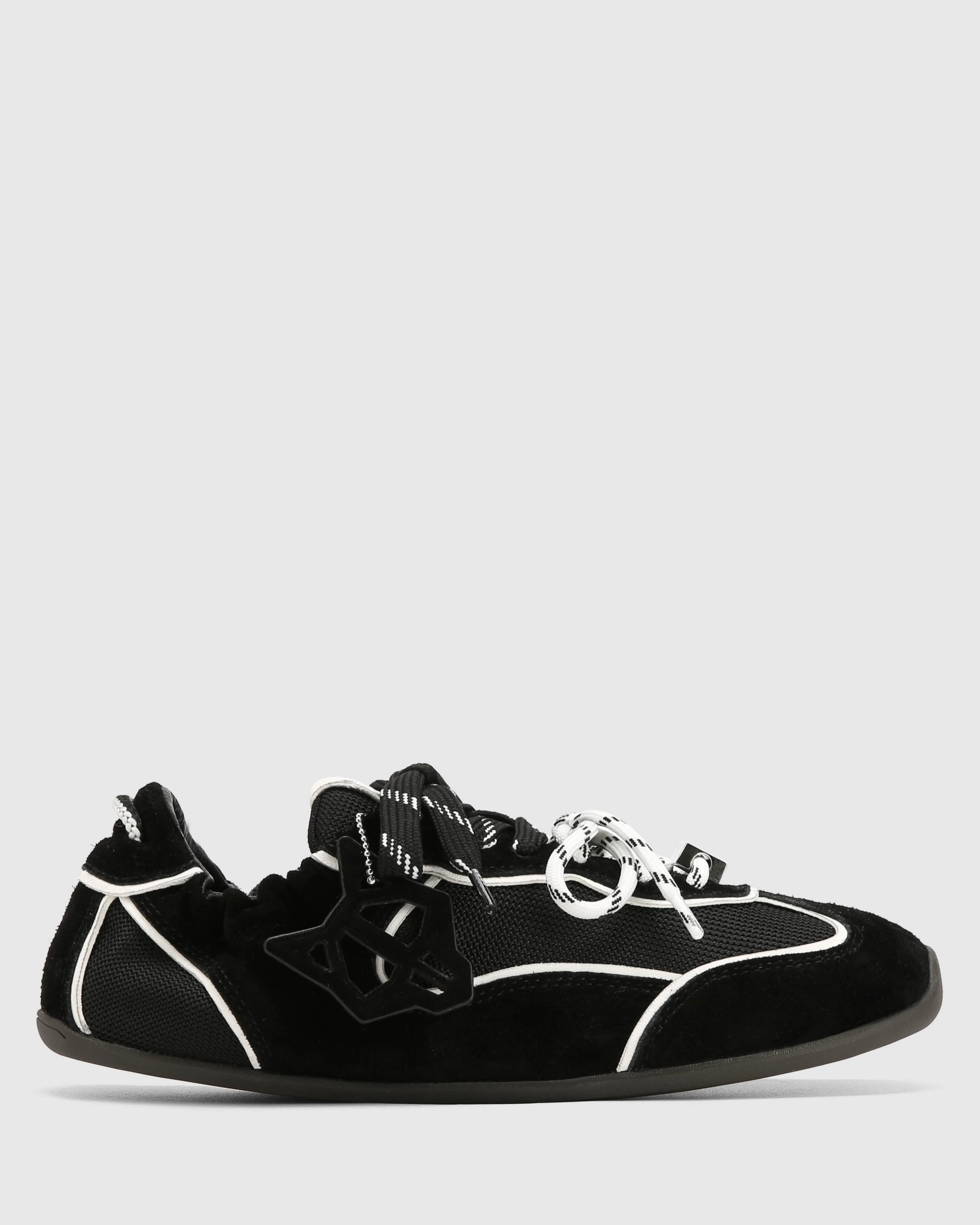 Soul Black Hairy Suede