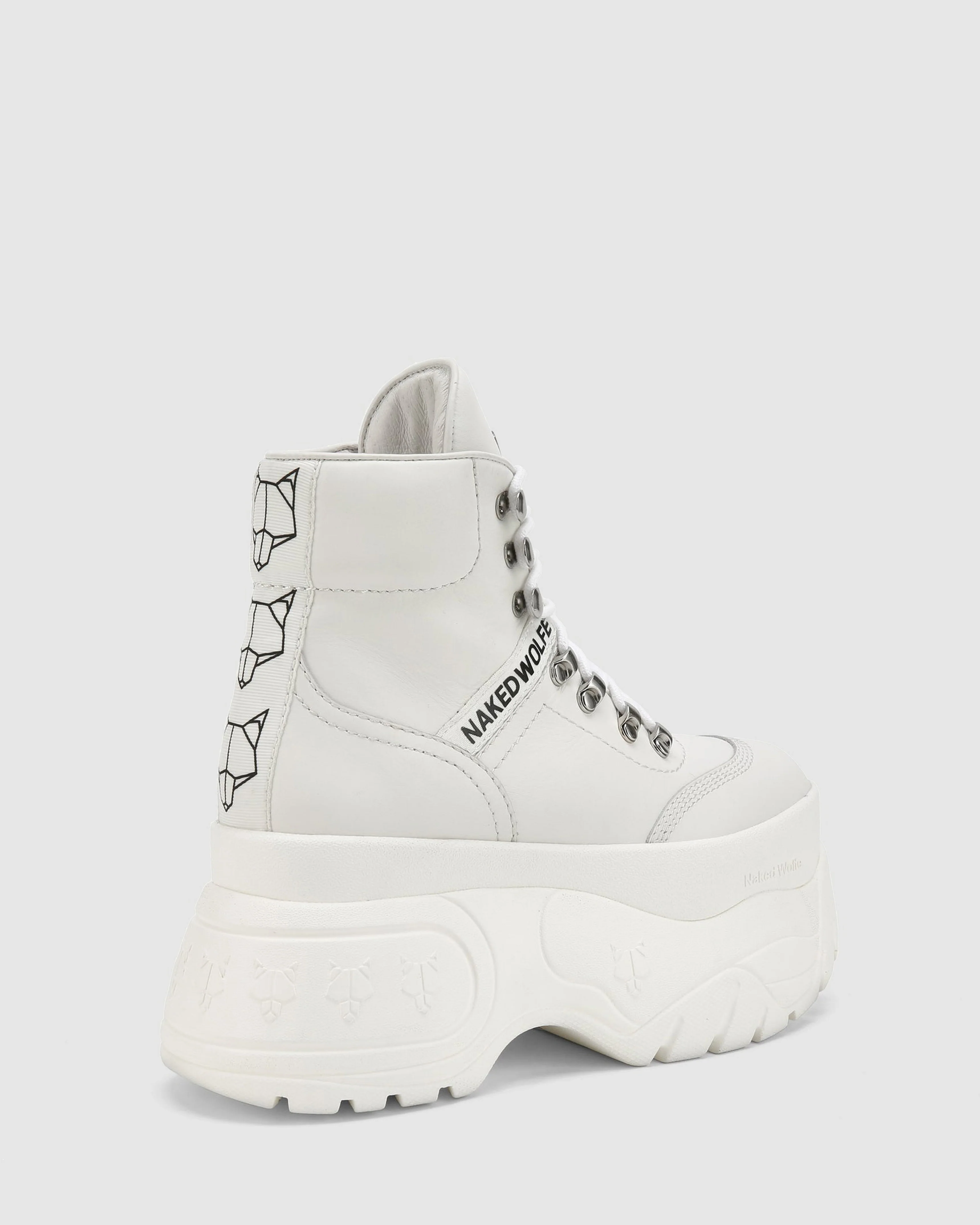 Spike White Leather - Image 3