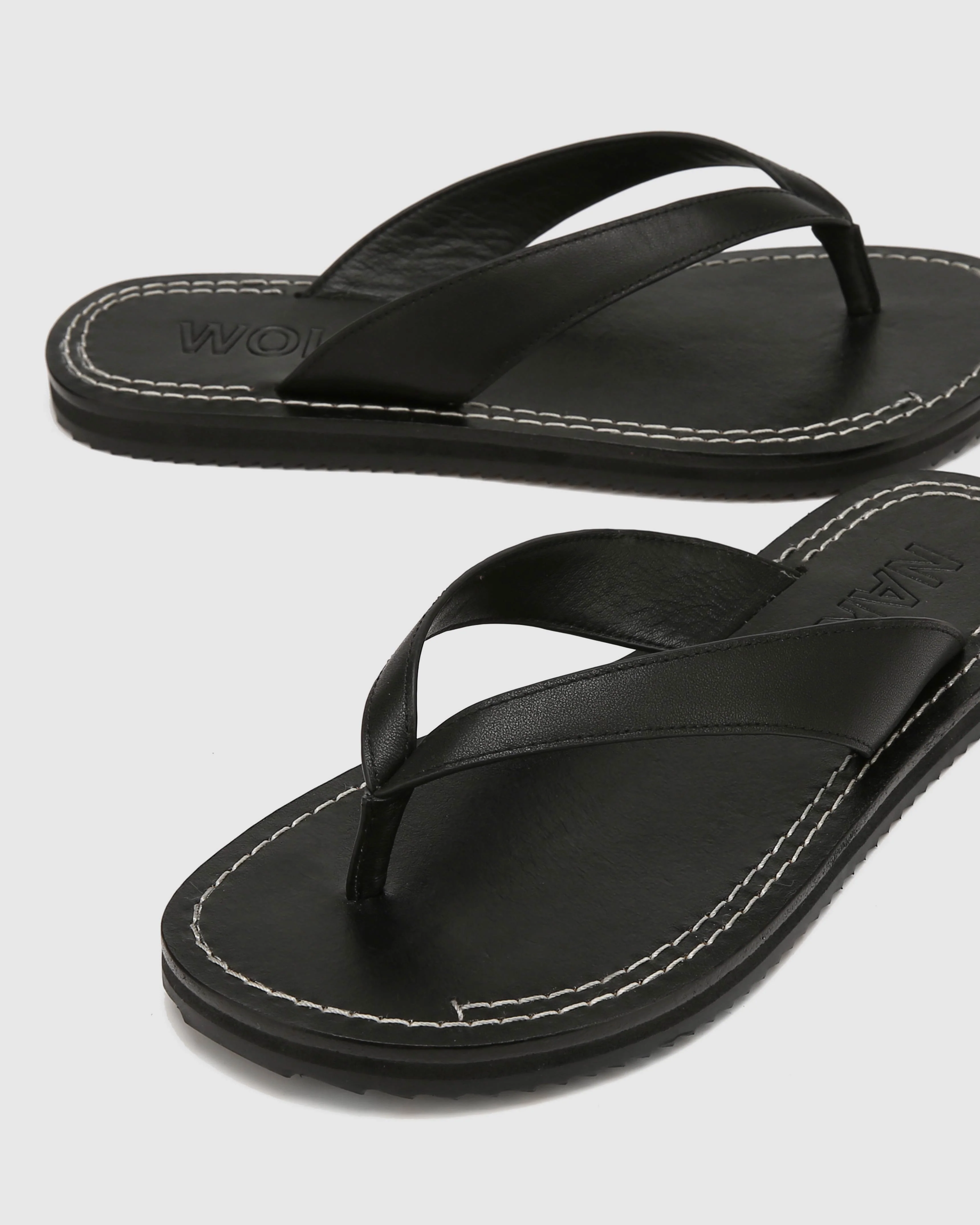 St Barths Black Leather - Image 4