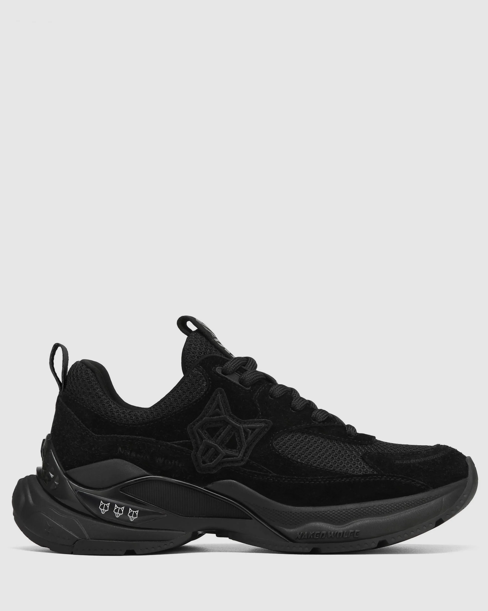 Super Double Black Suede