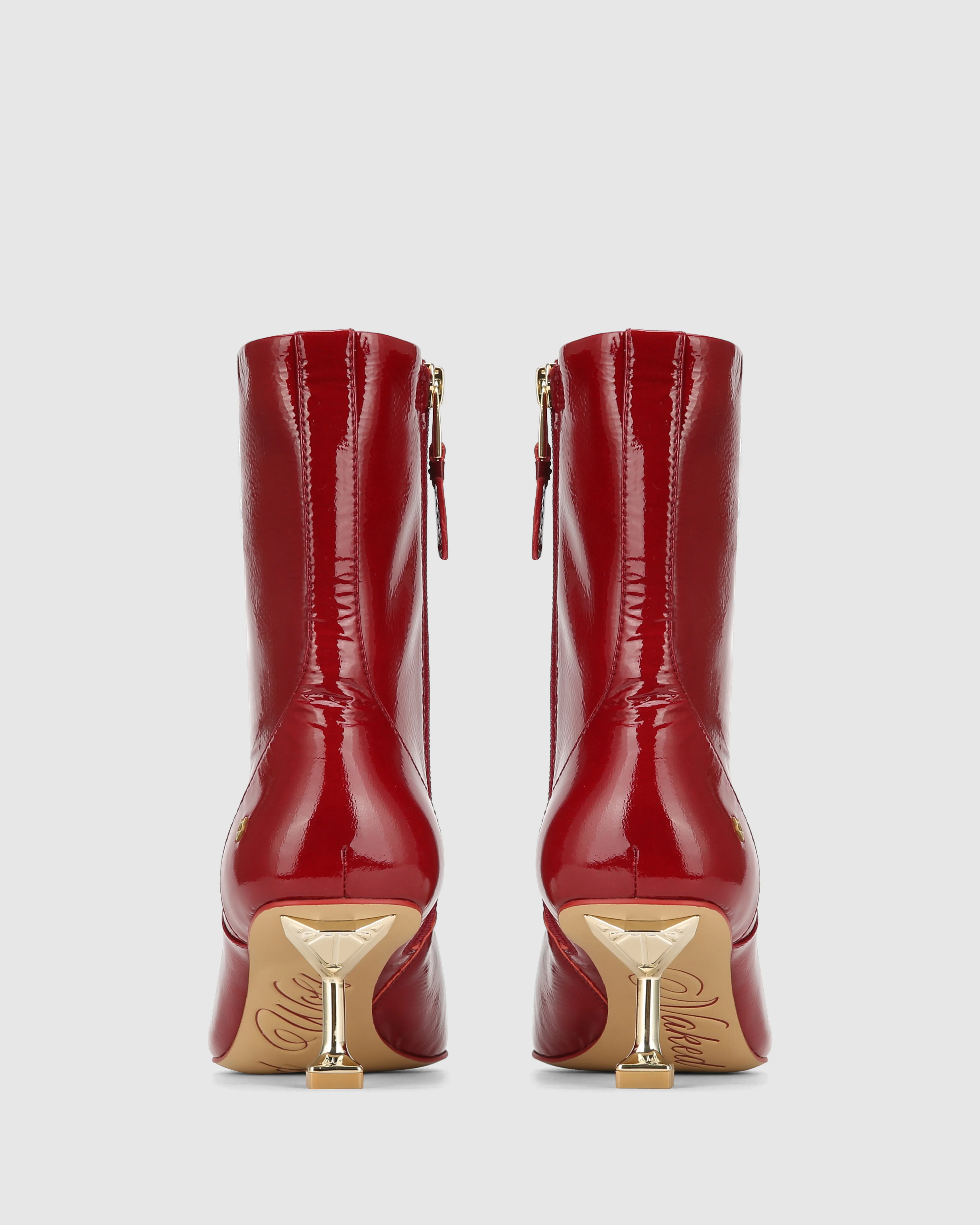 Tempting Crinkle Patent Leather Red - Image 5