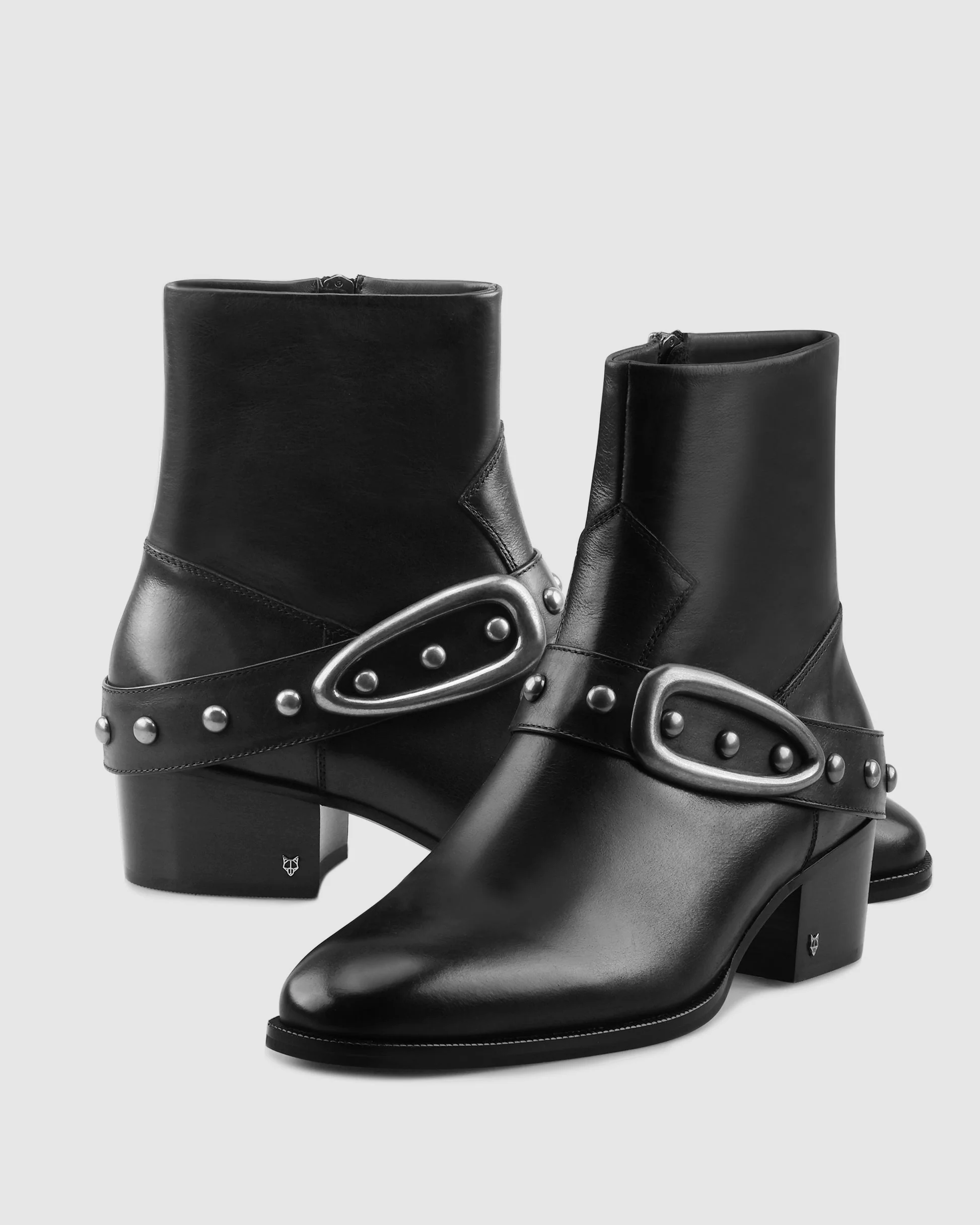 The Hollywood Boot Black Leather - Image 3