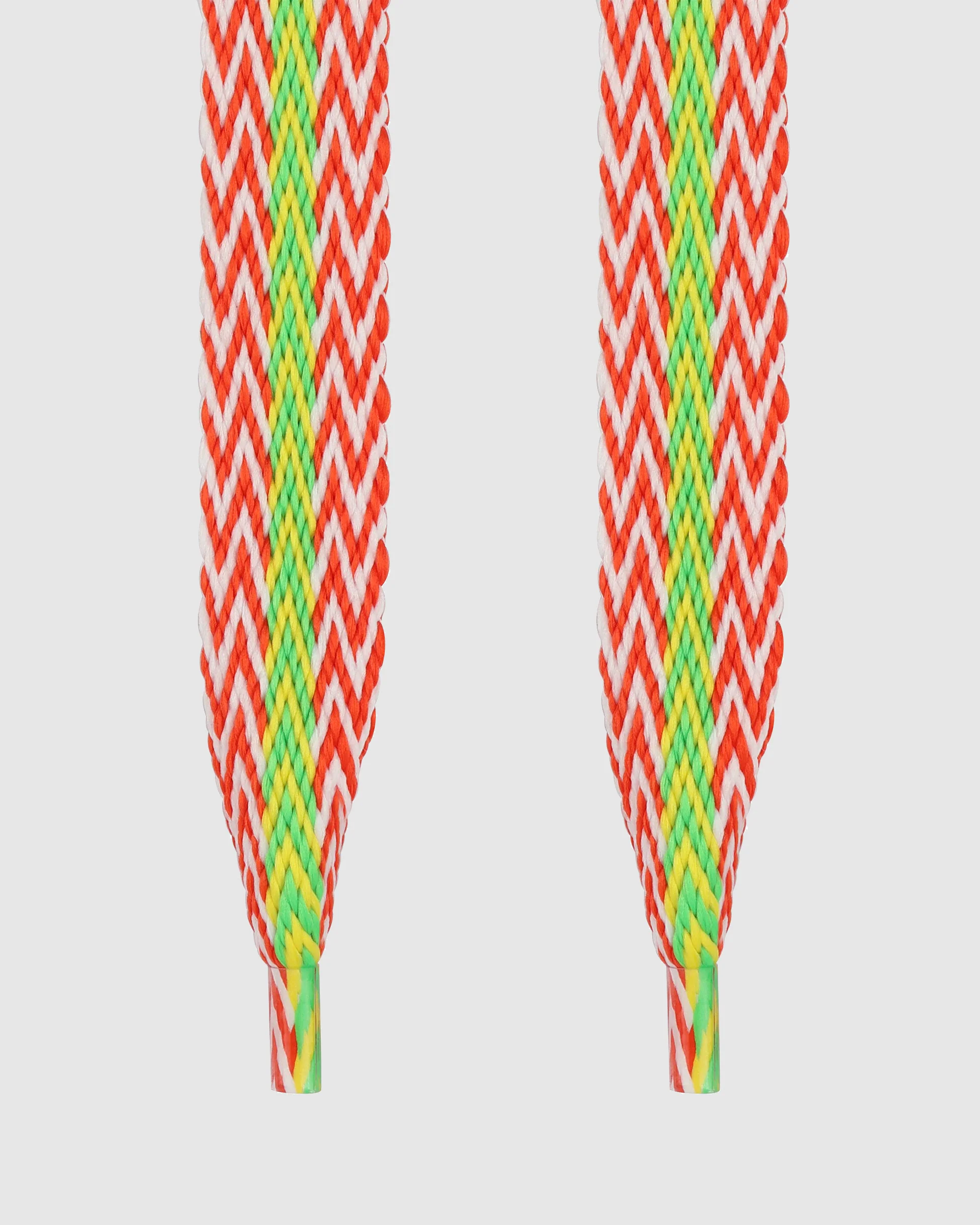 Slide Laces Zig Zag Orange/Green - Image 2
