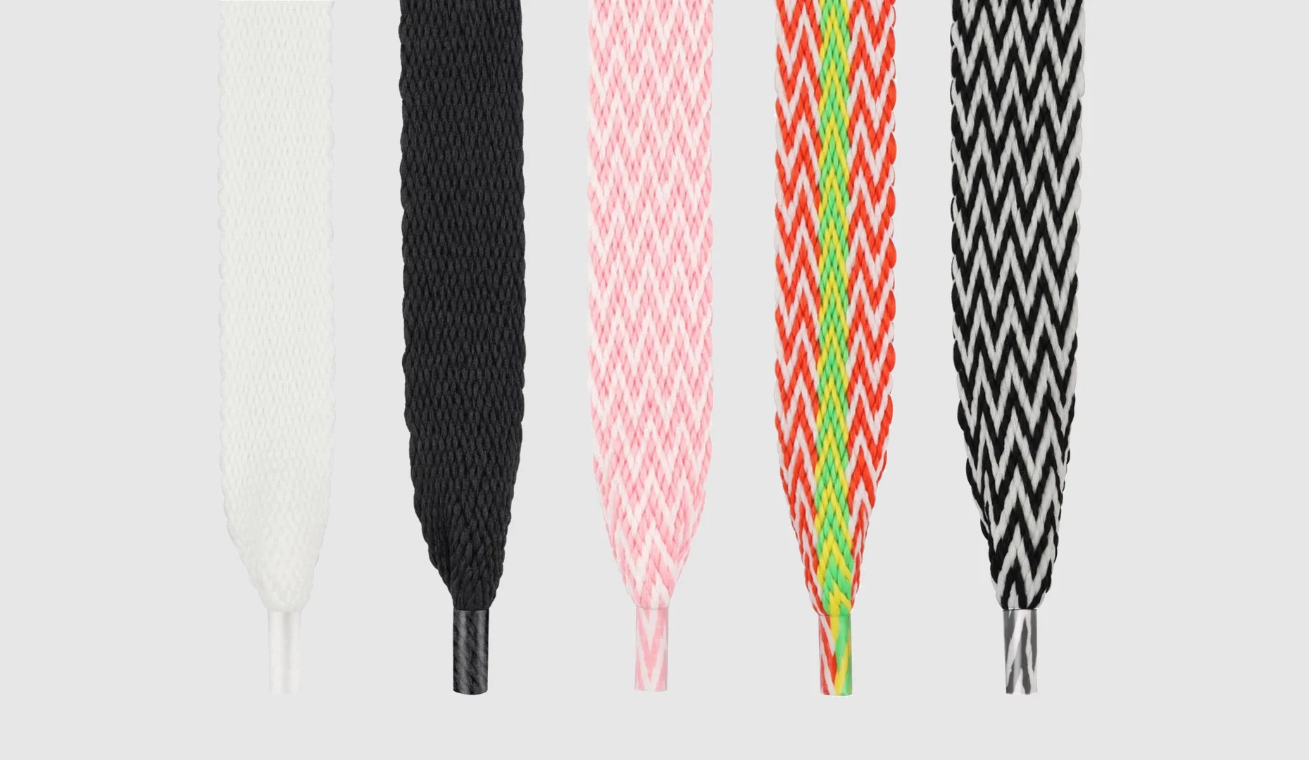 Slider Laces Zig Zag Orange/Green - Image 5